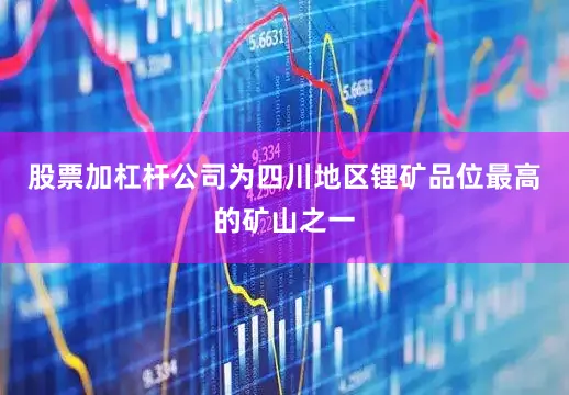 股票加杠杆公司为四川地区锂矿品位最高的矿山之一